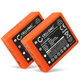 2x 2000mAh 3.6V