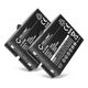 2x 600mAh 4.8V