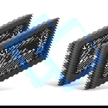 2x Batteria sostitutiva BA222060,FUB 03A,KH68302500,253211 per telecomando/radiocomando HBC Radiomatic Orbit / Micron 4* Hetronic Abitron TGA TGB Affidabile ricambio da 700mAh celle dalla lunga durata di vita utile