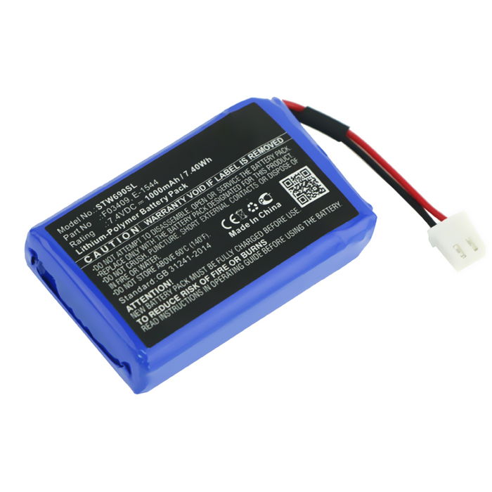 Satlink WS-6909 Akku 1000mAh Ersatzakku Batterie von subtel