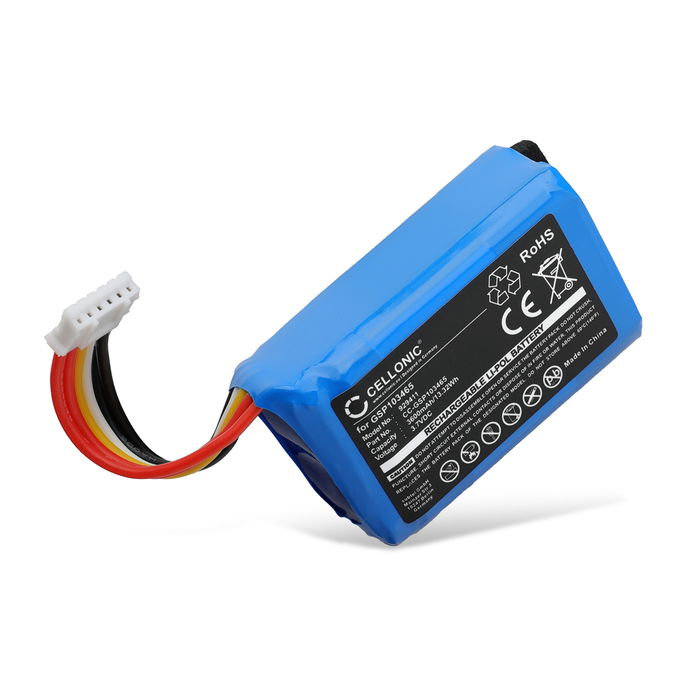Batteria di ricambio per JBL GSP103465, Cambio batteria potente per cassa bluetooth speaker, box compatibile garantita 3 anni