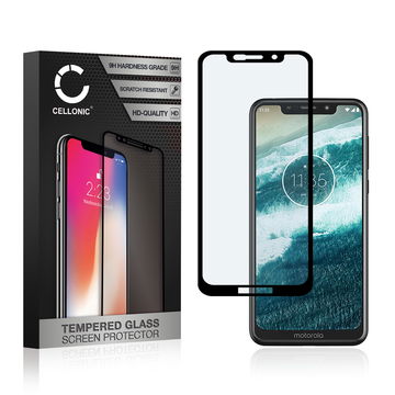 Protection d'écran en verre pour smartphone Motorola One (P30 Play) (3D Full Cover, haute résistance 9H, 0,33mm, Full Glue)
