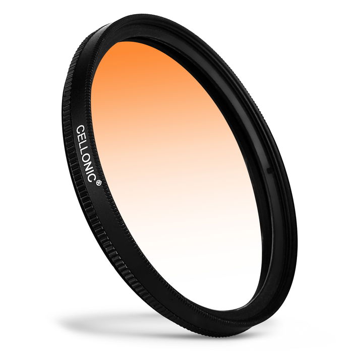 Farbverlauf Filter Orange für Panasonic Leica / Lumix Ø 62mm Verlauffilter