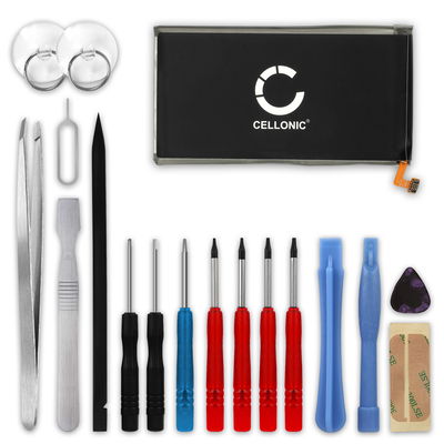 Ersatz Akku für Samsung Galaxy S10 (SM-G973) Handy / Smartphone - Ersatzakku EB-BG973ABU 3300mAh + Werkzeug-Set, Handyakku