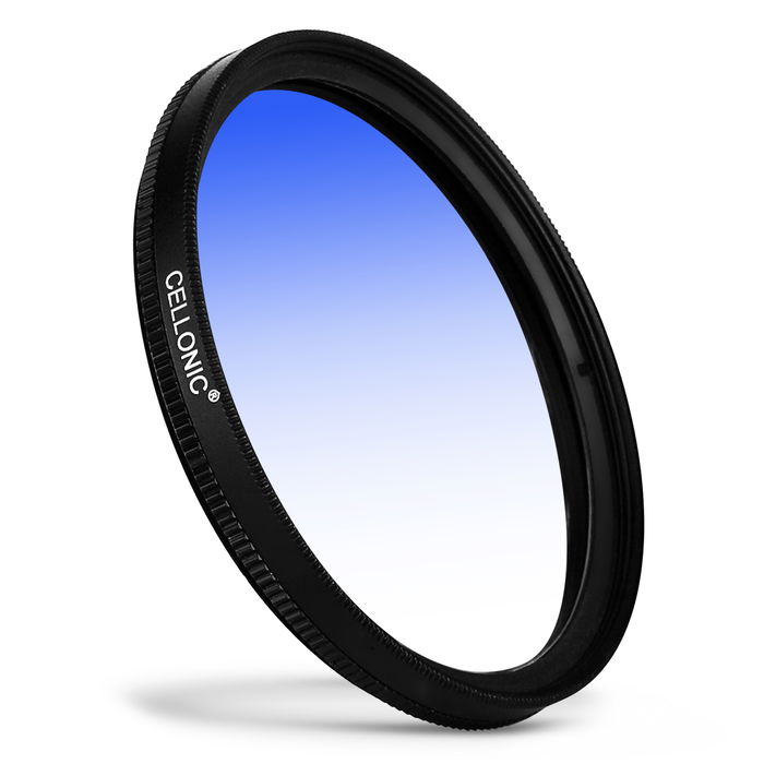 Filtro gradiente colore Blu per Voigtlaender VM 40mm F 2,8 Heliar Ø 37mm