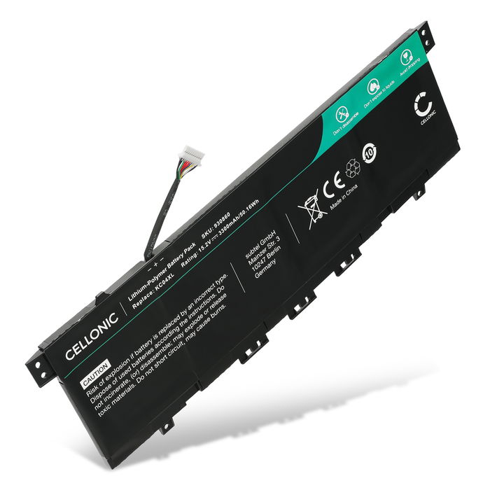 Batteria per portatile HP Envy 13-AH, 13-AQ, x360 13-AG, KC04XL, KC04053XL ricambio per laptop 3300mAh 15.2V 