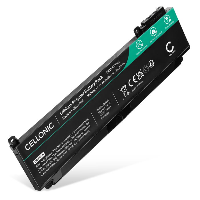 Lenovo 01AV406 Batterie 2000mAh de subtel