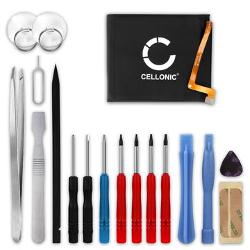 Pack batterie 3250mAh et outils pour téléphone portable Nokia 9 PureView - kit pour remplacement facile d'une batterie HE354 de smartphone GSM