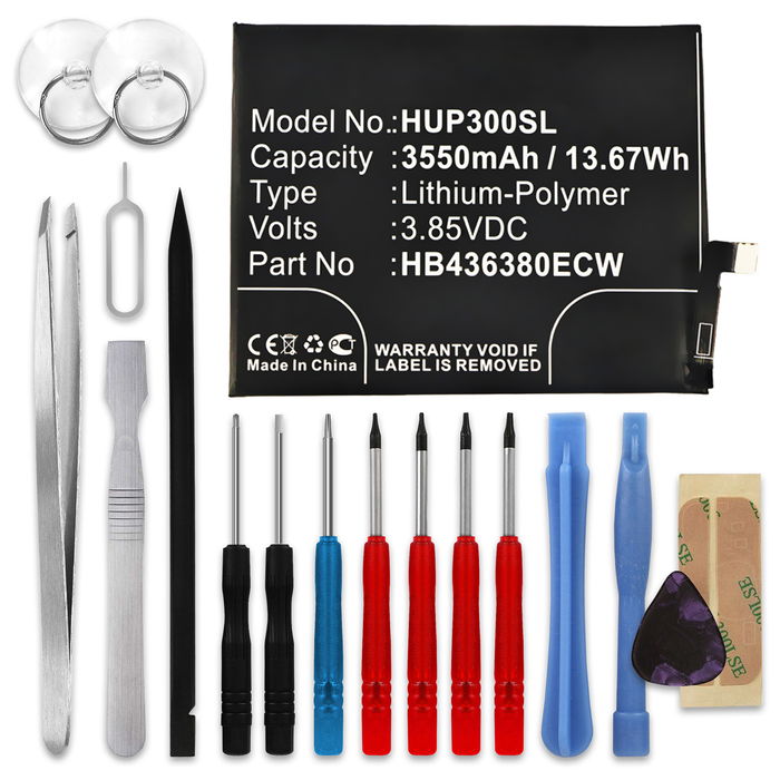 Huawei P30 Akku + Werkzeug-Set 3550mAh Ersatzakku Batterie von CELLONIC