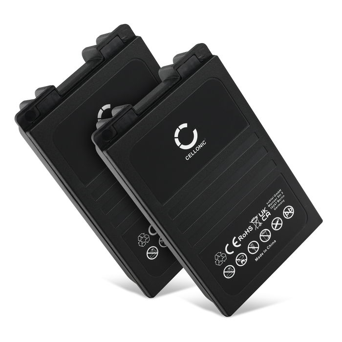 2x Akku für Autec CB71.F, FUA10, UTX97 transmitter MH0707L, NC0707L (2000mAh, 7.2V) von CELLONIC