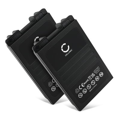2x Akku für Autec CB71.F, FUA10, UTX97 transmitter MH0707L, NC0707L (2000mAh, 7.2V) von CELLONIC