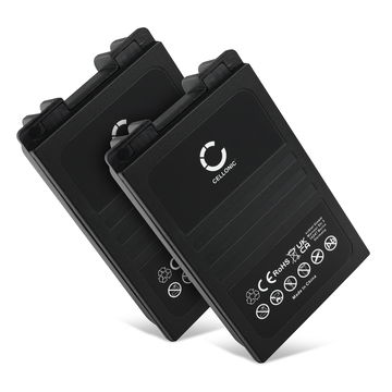 2x Batterie Autec CB71.F, FUA10, UTX97 transmitter MH0707L, NC0707L (2000mAh, 7.2V) de CELLONIC