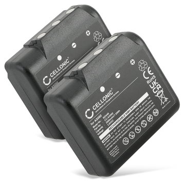 2x Akku für IMET BE5500 BE3600 M550 Ares M550S THOR M550S ZEUS AS060 AS083 2000mAh von CELLONIC