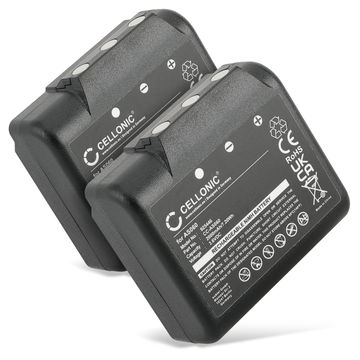 2x Batterie di ricambio AS060 per telecomando IMET BE5500 BE3600 M550 Ares M550S THOR M550S ZEUS AS060 AS083 capacità: 2000mAh compatibile CELLONIC ampia autonomia, per radicomando ZEUS E THOR