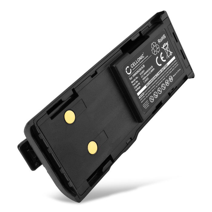 Batteria sostitutiva HNN9628A per Motorola GP300, P080, GP88, GP600, P040, CP450, LCS2000, LTS2000 Affidabile pila subtel da 1800mAh walkie talkie ricetrasmittente radio telefono satellitare