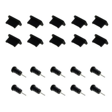 10x  Housse de protection universelle pour USB-C et connecteur audio de 3,5mm