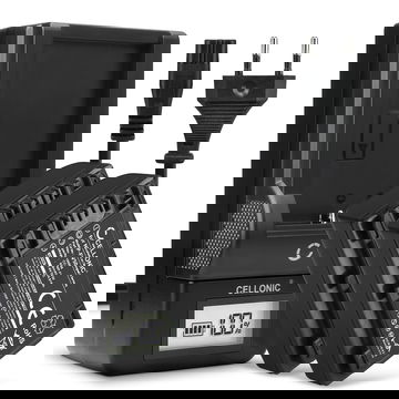 2x Ersatz Akku NP-FV70A NP-FV50A NP-FV30 NP-FV90 NP-FV100A + Ladegerät für Sony FDR-AX33 AX53 AX100e HDR-PJ810 PJ530 PJ330 PJ260 HDR-CX625 CX900 HDR-XR550 NEX-VG900 Kamera - 650mAh Ersatzakku Batterie, Ladekabel, Akkuladegerät