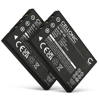 2x Batteria per Drift HD720 HD170 HD170 Stealth HD 1080p 1180mAh , marca CELLONIC, ricambi di lunga durata per macchine fotografiche e videocamere