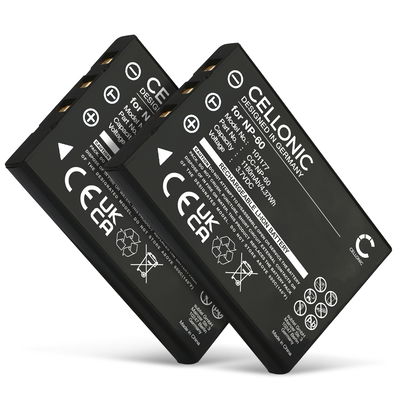 2x Batterie pour Drift HD720 HD170 HD170 Stealth HD 1080p 1180mAh de CELLONIC