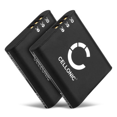 2x Batteria per Ricoh G900 G900SE GR III GR IIIx WG-6 DB110 1100mAh , marca CELLONIC, ricambi di lunga durata per macchine fotografiche e videocamere