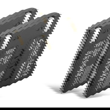 2x SB-LSM80 SB-LSM320 Ersatz Akku für Samsung VP-D351 D361 D365 D371 VP-D461 D463 D455 D453 VP-DC163 DC175 VP-DC575 DC565 SC-D375 - Kamera Ersatzakku - Kameraakku 800mAh, Batterie