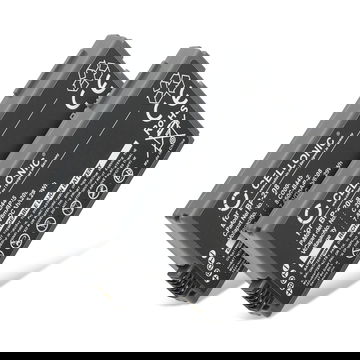 2x Batteria per Canon DC100 DC20 DC10 DC40 DC95 DC19 DC201 MVX4i MVX460 DC21 DC220 MVX450 HR10 BP-208 BP-208DG (700mAh, 7.4V) marca CELLONIC