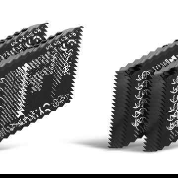 2x Batterie pour Panasonic Lumix DMC-GX1 Lumix DMC-G3 Lumix DMC-GF2 Lumix DMC-ZS7 Lumix DMC-TS2 DMW-BLD10 (900mAh, 7.2V) de CELLONIC