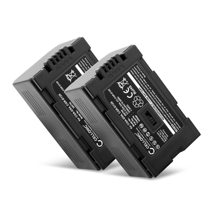 2x Panasonic NV-DS15 Akku Batterie
