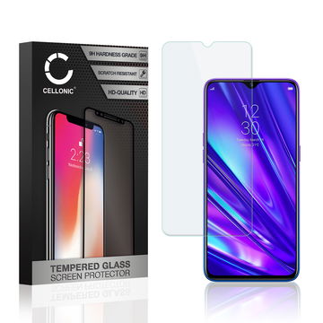 Protection d'écran en verre pour smartphone Realme 5 Pro (2.5D, haute résistance 9H, 0,33mm, Full Glue)