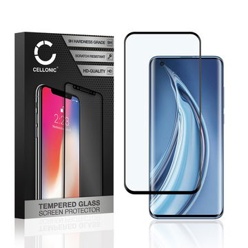 Vetro temperato CELLONIC per Xiaomi Mi 10 / Mi 10 Pro, screen protector (3D Case-friendly 9H 0,33mm Full Glue) nero Pellicola salva schermo per telefono cellulare smartphone