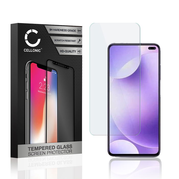 Protection d'écran en verre pour smartphone Xiaomi Poco X2 / Pocophone X2 / Redmi K30 (2.5D, haute résistance 9H, 0,33mm, Full Glue)