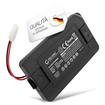 Batteria per Rowenta Explorer 40, 60, 20 / Rowenta RS-RT900866, Bagotte BAGOTTE 2600mAh di CELLONIC - Con guscio
