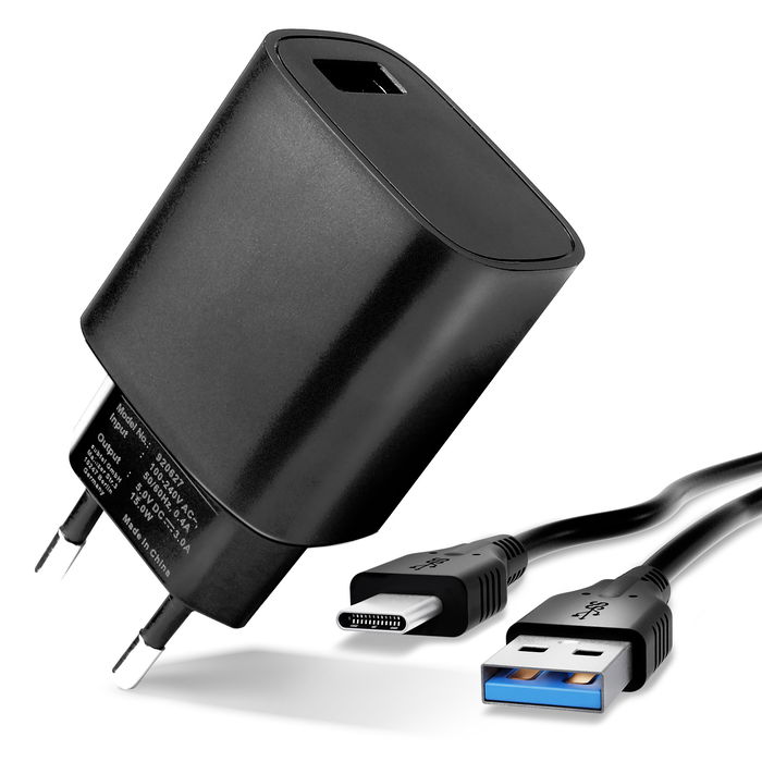 Blackview BV8800 Ladegerät + USB Kabel - 1m Ladekabel & Netzteil Steckernetzteil von CELLONIC