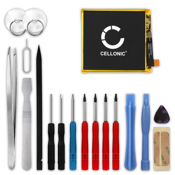 CELLONIC Phone Battery Replacement for Blackview BV8000 + 17-Tool Phone Repair Kit - V636468P 4100mAh
