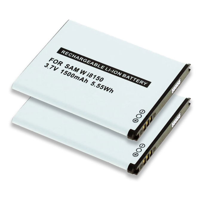 2x Batterie EB484659VA,EB484659VU 1500mAh pour Samsung Galaxy S Wifi 3.6, Galaxy Wifi 4.2 -