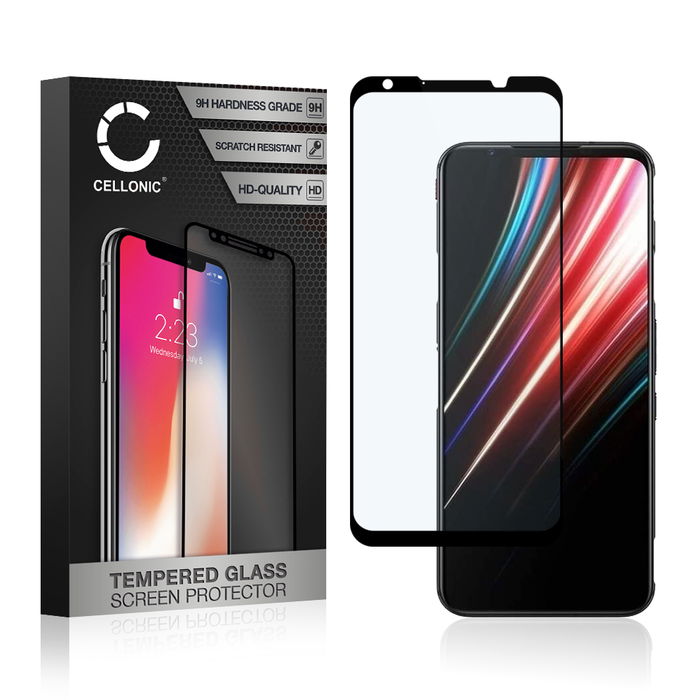 Vetro temperato CELLONIC per Nubia Red Magic 5G, screen protector (3D Case-friendly 9H 0,33mm Full Glue) nero Pellicola salva schermo per telefono cellulare smartphone