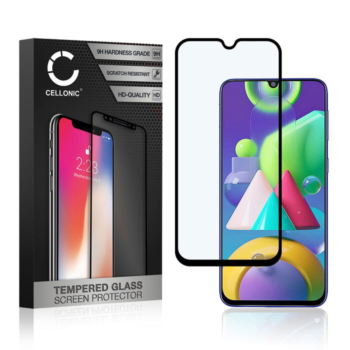 Samsung Galaxy A30s (SM-A307) Vetro protettivo 9H, vetrino temperato 3D Case-friendly marca CELLONIC