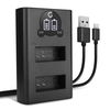 Chargeur Double + Câble USB