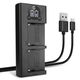 Caricabatterie Doppio + Cavo USB