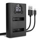 Doppelladegerät + USB Kabel