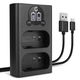 Doppelladegerät + USB Kabel