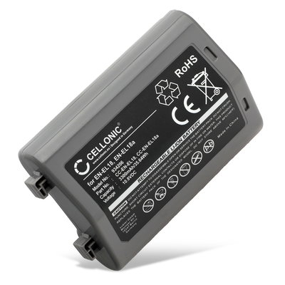 Batteria EN-EL18 per fotocamera Nikon D4, D4s, D5, D6 Affidabile ricambio da 3300mAh, marca subtel