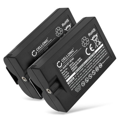 2x Akku für Ring Intercom, Ring Stick Up Cam, Ring Spotlight Cam, Ring Video Doorbell 2 6400mAh von CELLONIC