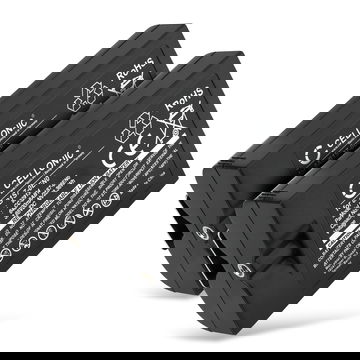 2x Batterie pour Ring Intercom, Ring Stick Up Cam, Ring Spotlight Cam, Ring Video Doorbell 2 6400mAh de CELLONIC