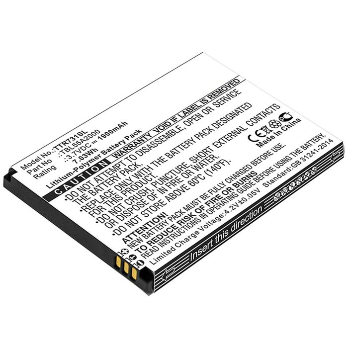 Akku für TP-Link TBL55A2000 Ersatzakku 1900mAh Batterie