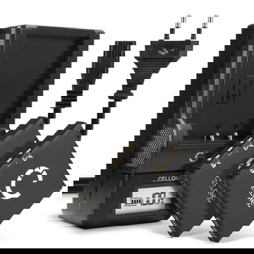 2x Batteria per Kodak EasyShare M763, M753, M893 IS, M863, M853, Kodak KLIC-7001, M340, M320 - KLIC-7001 700mAh + Caricabatteria di Ricambio sostituzione scorta