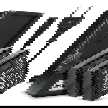 2x Ersatz Akku BP-807,BP-809,BP-819,BP-827 + Ladegerät für Canon XA10 HG10 HG20 HF10 HF100 FS300 VIXIA HF G20 G10 HF200 HF20 HF S100 LEGRIA HF G25 HF200 HF M46 Kamera - 890mAh Ersatzakku Batterie, Ladekabel, Akkuladegerät