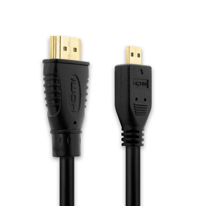 Micro HDMI Type D Kabel für Yi Technology M1 TV, DVD, Blu-Ray, Kamera, Monitor - 3m Micro HDMI Type D zu HDMI Standard (Type A) Verbindungskabel