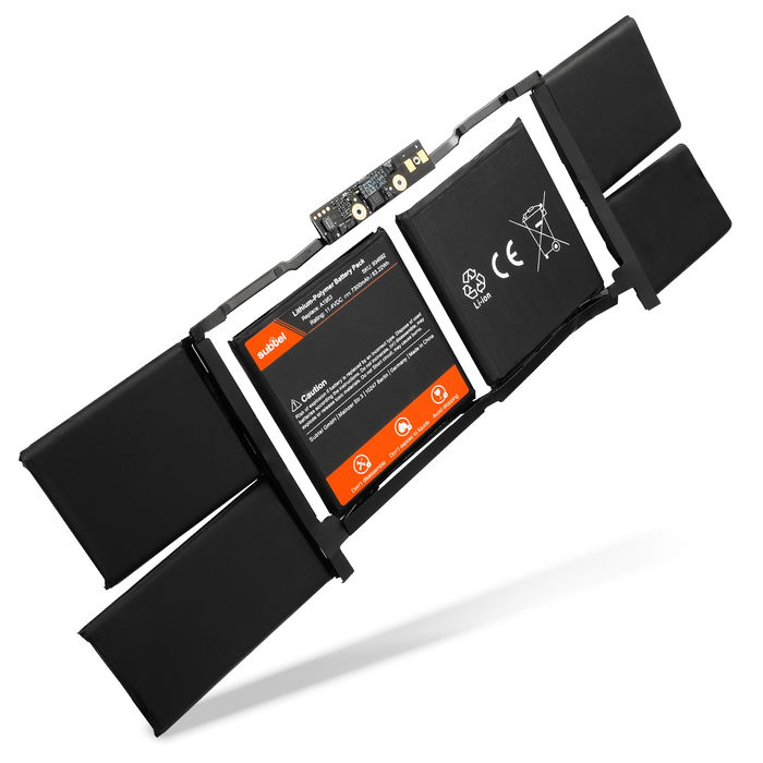 Batterie de rechange pour ordinateurs portables Apple Macbook Pro 15 Touch - A1990 (Mid 2018 / 2019) - 7300mAh 11.4V