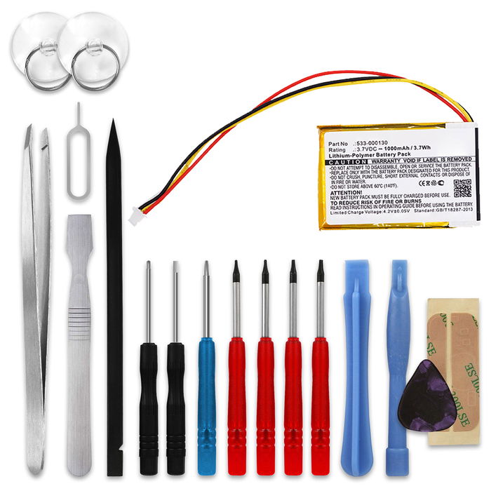 Logitech G903 Akku + Werkzeug-Set 1000mAh Ersatzakku Batterie von subtel